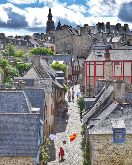 Superbe Appartement Avec Jardin Dinan Centre - Jerzual Luaran gambar